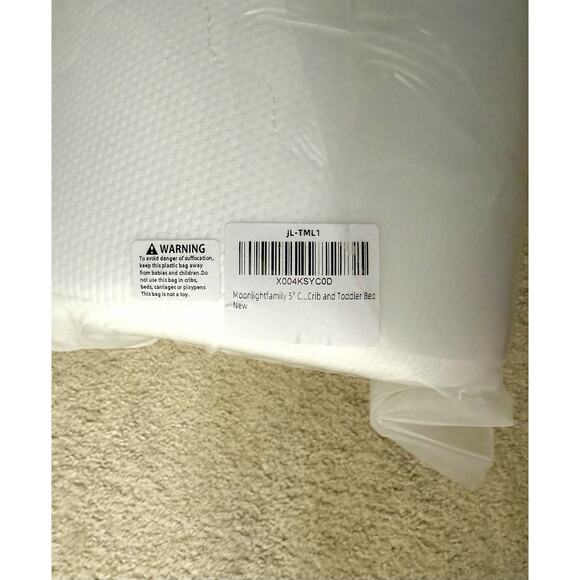 NEW! 5“ Toddler Mattress, 27.5”x52” CertiPUR-US Certified Foam Crib Mattress - Picture 2 of 3